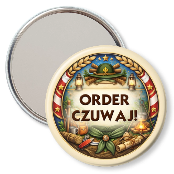 przypinka lusterko Order Czuwaj