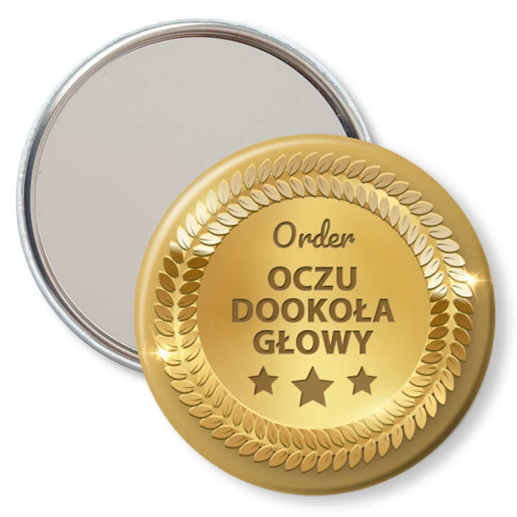 przypinka lusterko Order oczu dookoła głowy
