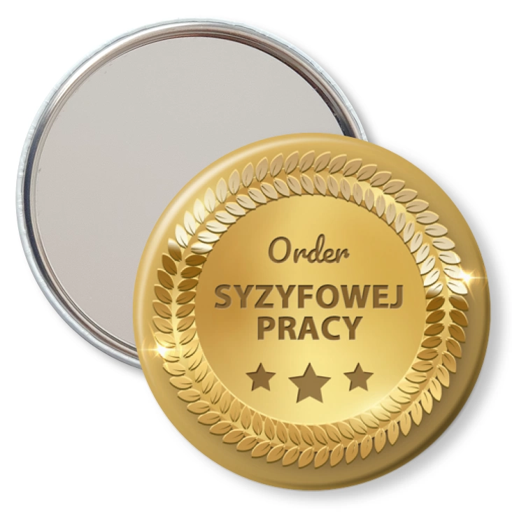przypinka lusterko Order syzyfowej pracy