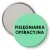 Przypinka lusterko Pielęgniarka operacyjna czarne litery