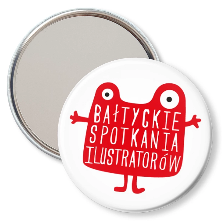 przypinka lusterko 13. Bałtyckie Spotkania Ilustratorów