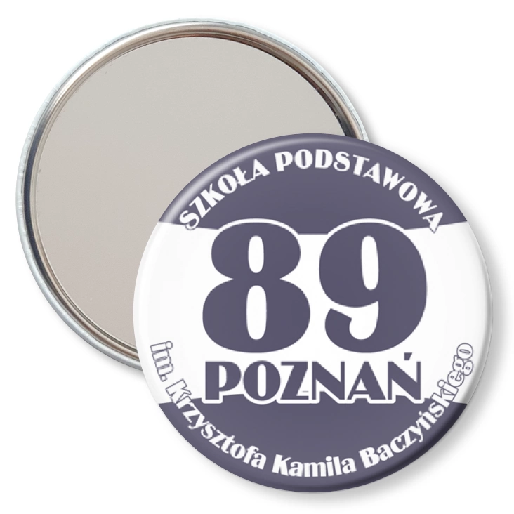 przypinka lusterko Szkoła Podstawowa nr 89 w Poznaniu