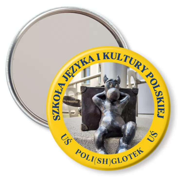 przypinka lusterko Polishglotek