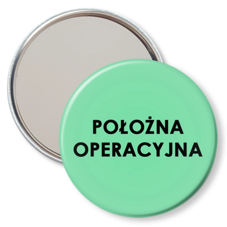 przypinka lusterko Położna operacyjna