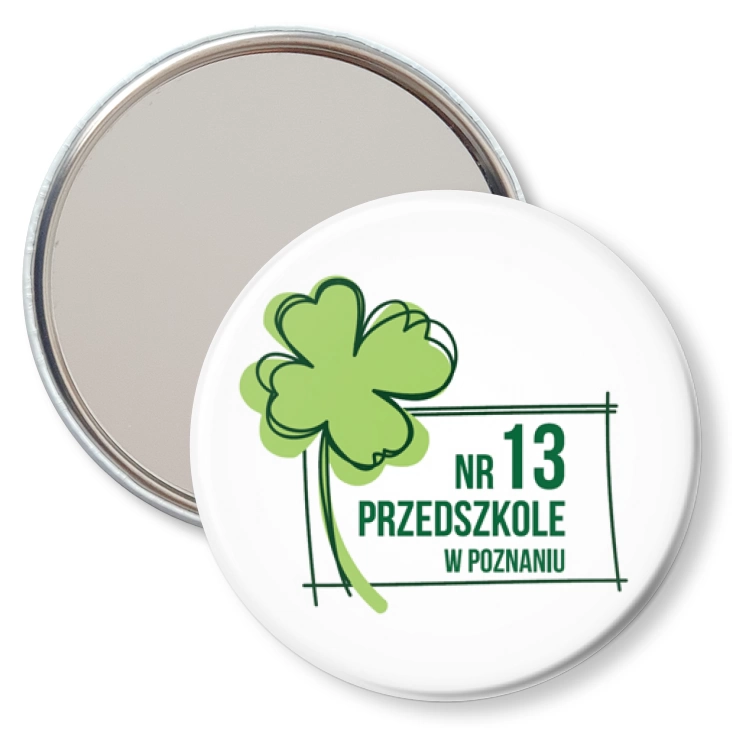 przypinka lusterko Przedszkole nr 13 w Poznaniu