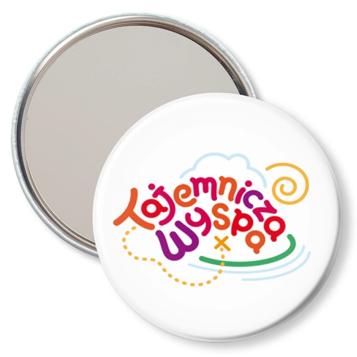 przypinka lusterko Przedszkole Tajemnicza Wyspa