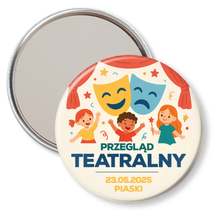przypinka lusterko Przegląd Teatralny Piaski 2025