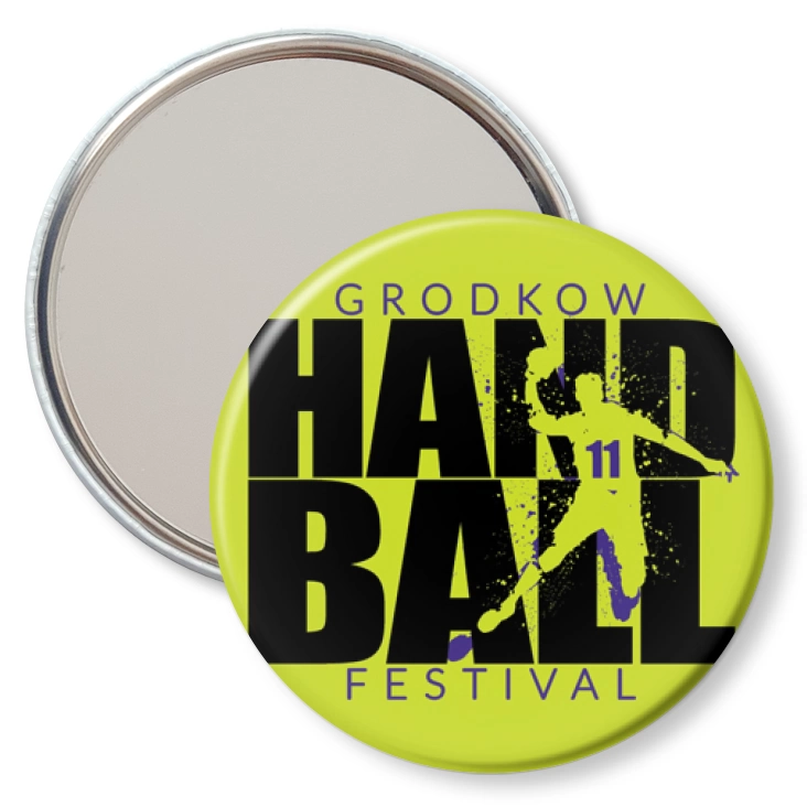 przypinka lusterko 11 Grodków Handball Festival