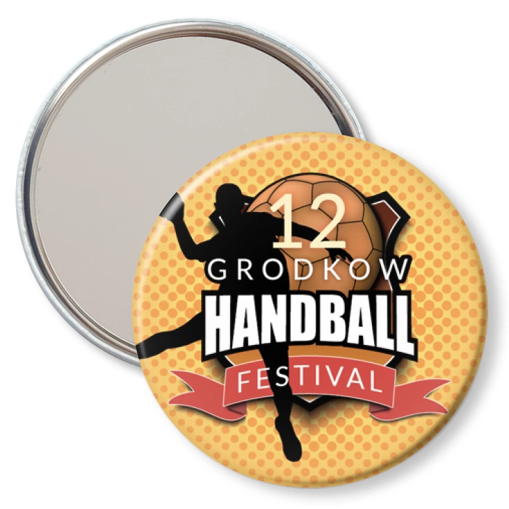 przypinka lusterko 12 Grodków Handball Festival