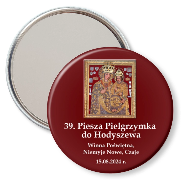 przypinka lusterko 39. Piesza Pielgrzymka do Hodyszewa