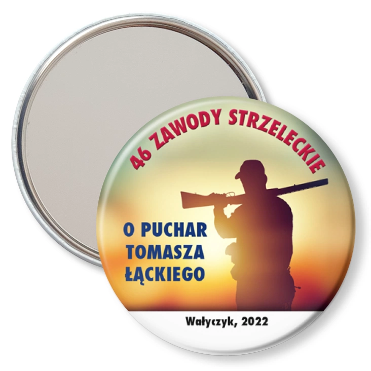 przypinka lusterko 46 Zawody Strzeleckie o Puchar Tomasza Łąckiego