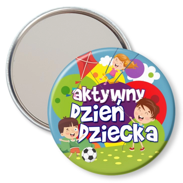 przypinka lusterko Aktywny Dzień Dziecka