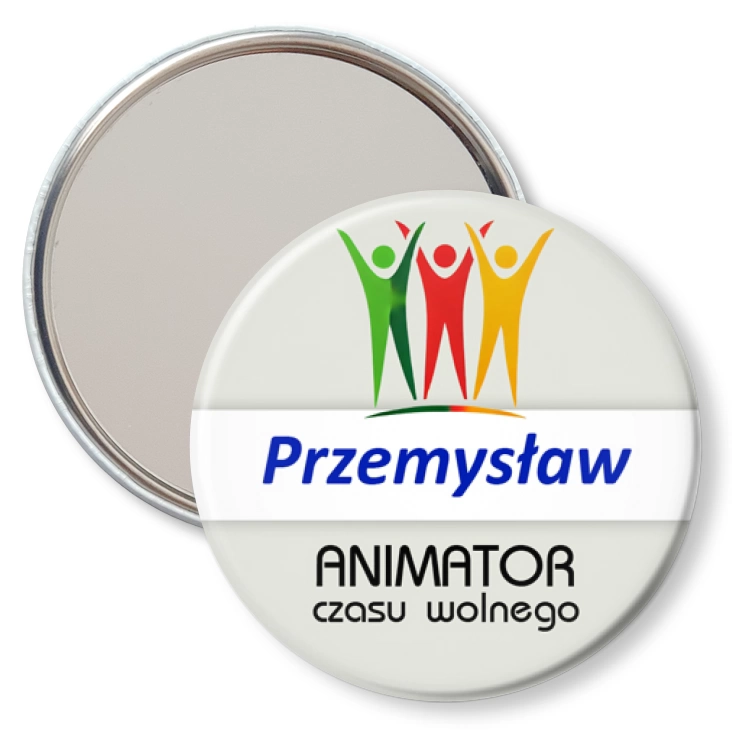 przypinka lusterko Animator czasu wolnego