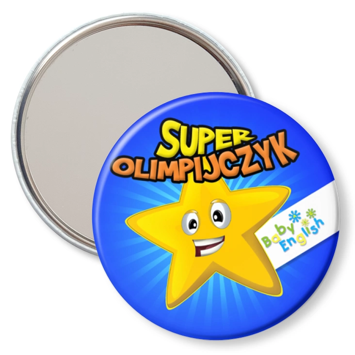 przypinka lusterko Baby English Super Olimpijczyk