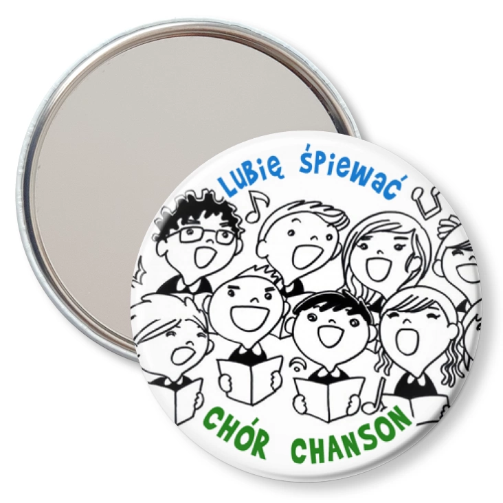 przypinka lusterko Chór Chanson