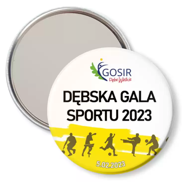 przypinka lusterko Dębska Gala Sportu 2023