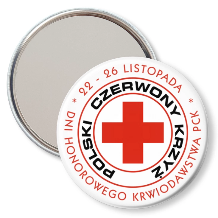 przypinka lusterko Dni Honorowego Krwiodawstwa