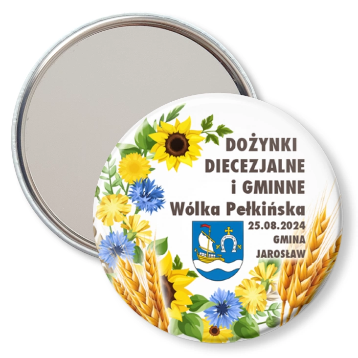 przypinka lusterko Dożynki diecezjalne Wólka Pełkińska 2024