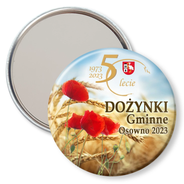 przypinka lusterko Dożynki Gminne Borki