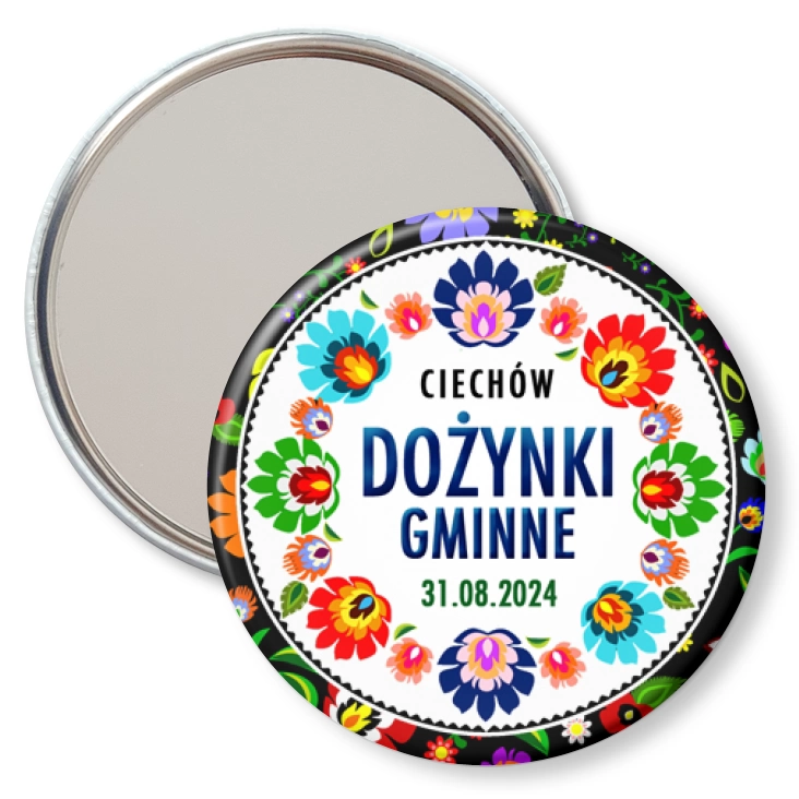 przypinka lusterko Dożynki Gminne Ciechów 2024