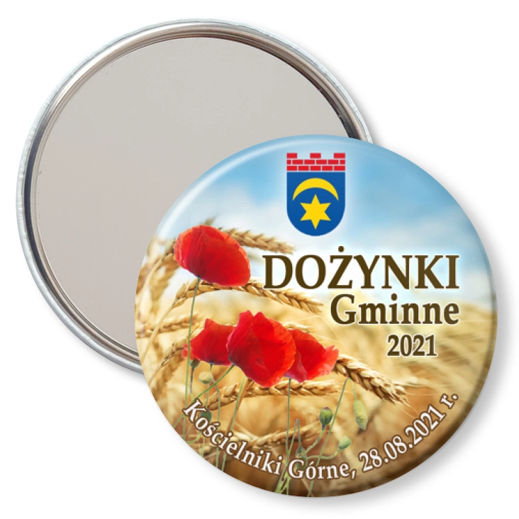 przypinka lusterko Dożynki Gminne - Kościelniki Górne