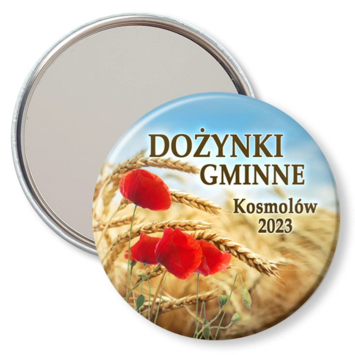 przypinka lusterko Dożynki Gminne Kosmolów 2023