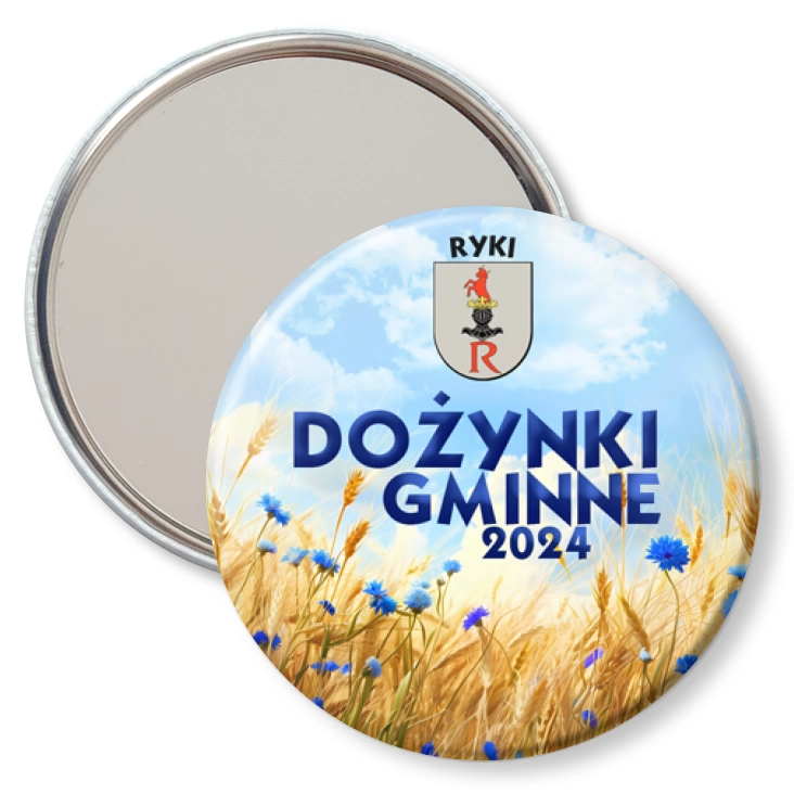 przypinka lusterko Dożynki Gminne Ryki 2024