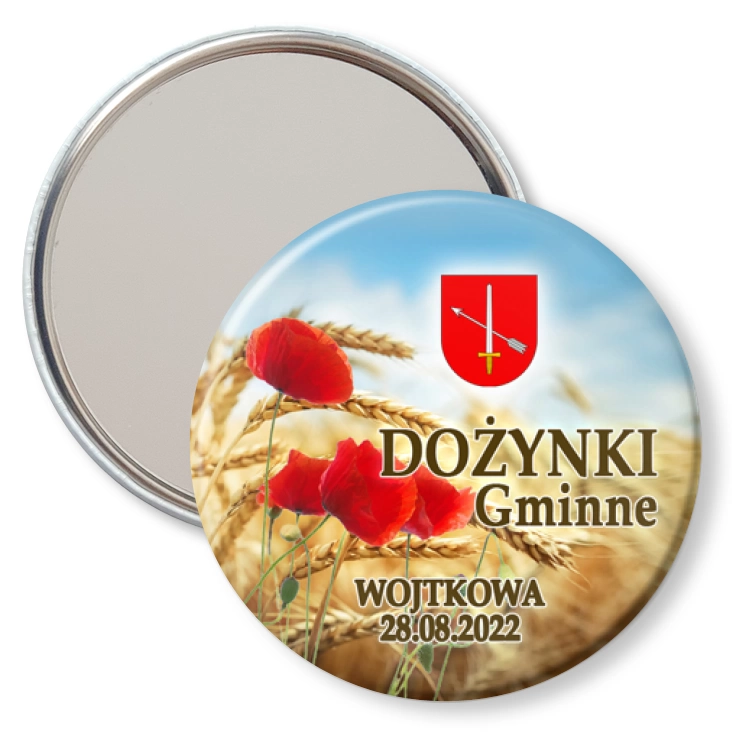 przypinka lusterko Dożynki Gminne Wojtkowa