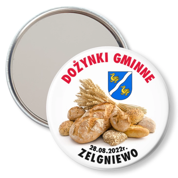 przypinka lusterko Dożynki Gminne Zelgniewo