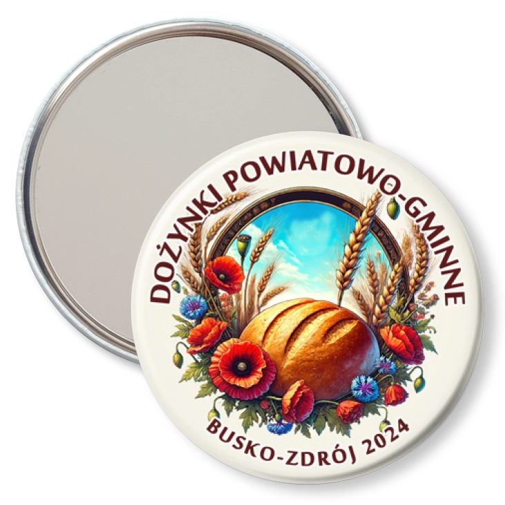 przypinka lusterko Dożynki powiatowo-gminne Busko Zdrój 2024