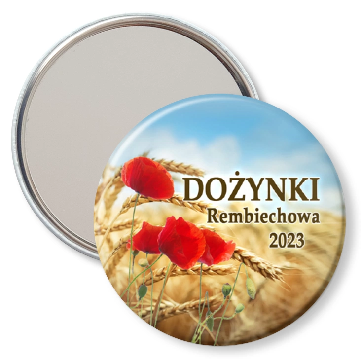 przypinka lusterko Dożynki Rembiechowa 2023