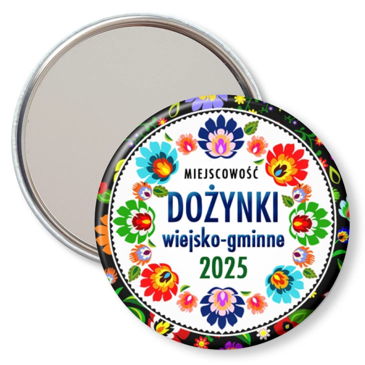 przypinka lusterko Dożynki wiejsko-gminne