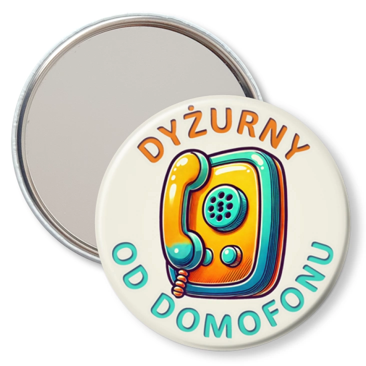 przypinka lusterko Dyżurny od domofonu