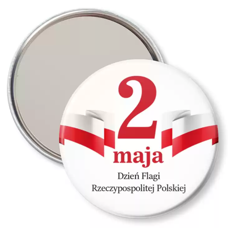 przypinka lusterko Dzień Flagi Rzeczypospolitej Polskiej 2 maja