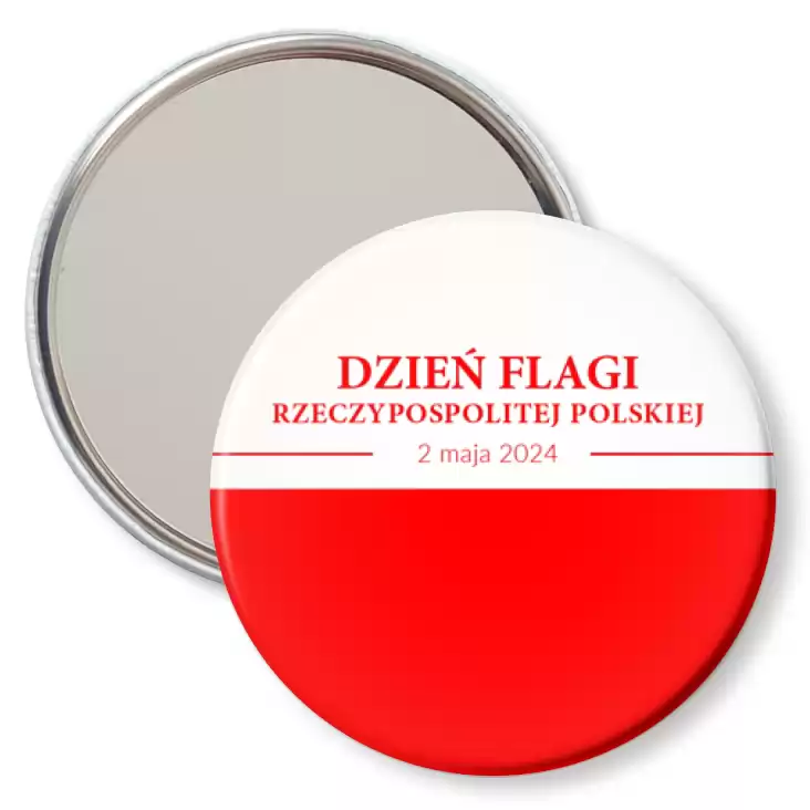 przypinka lusterko Dzień Flagi Rzeczypospolitej Polskiej flaga