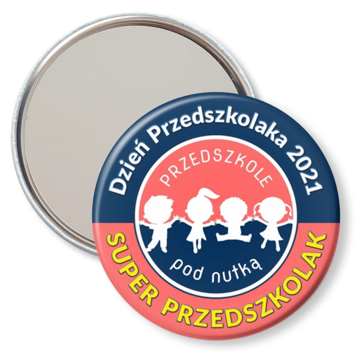 przypinka lusterko Dzień Przedszkolaka w Przedszkolu pod nutką