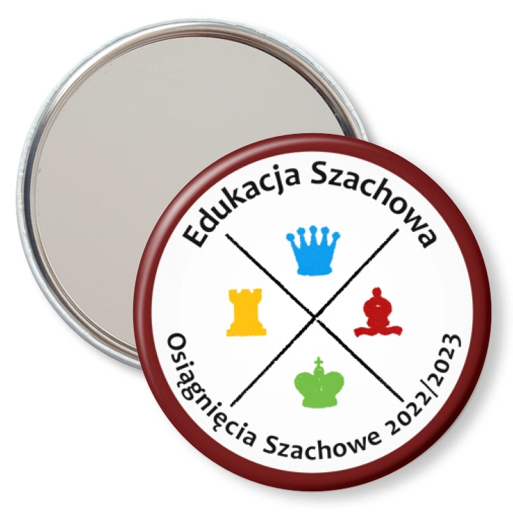 przypinka lusterko Edukacja Szachowa Osiągnięcia Szachowe