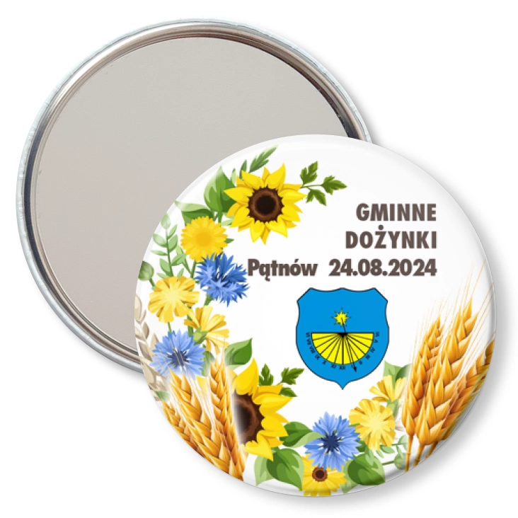 przypinka lusterko Gminne Dożynki Pątnów 2024