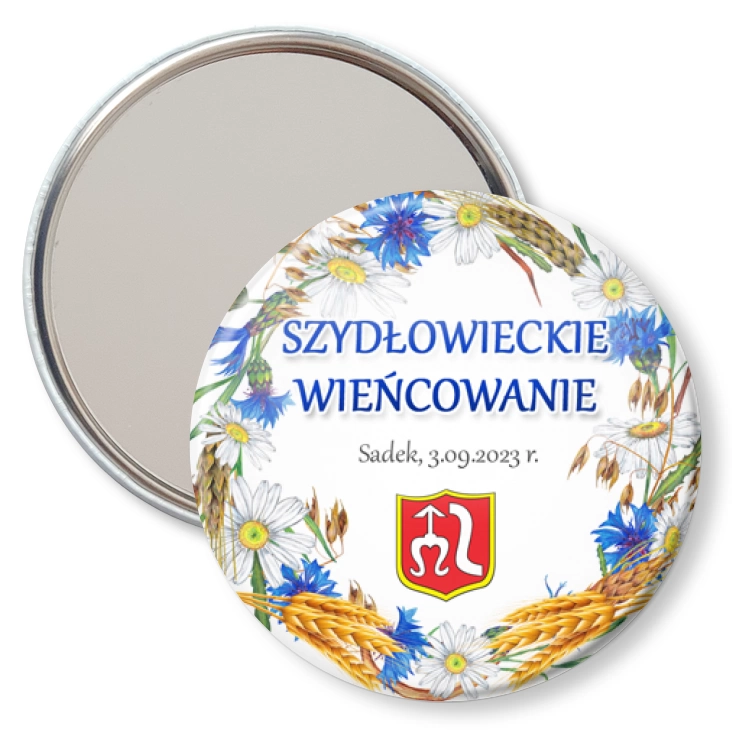 przypinka lusterko Gminne Dożynki Szydłowiec