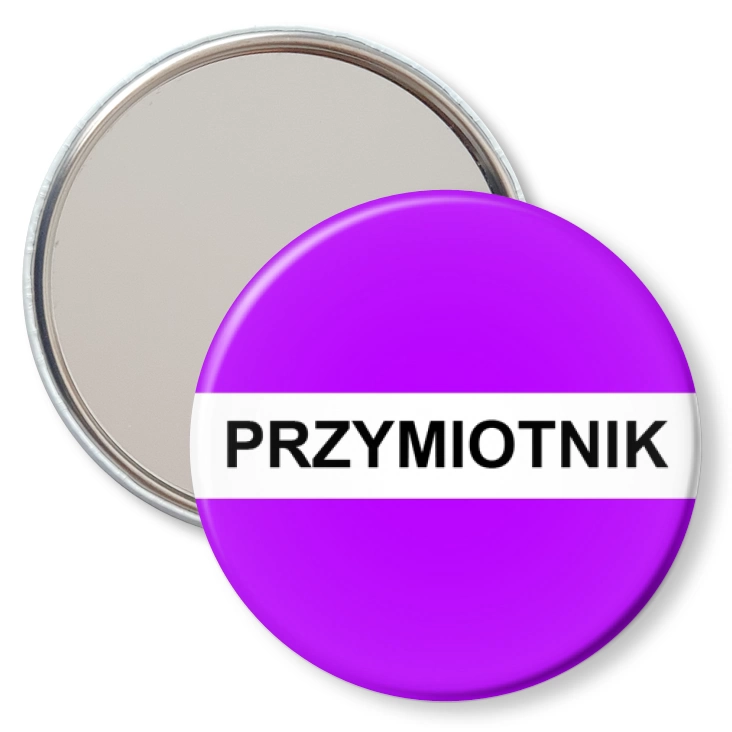 przypinka lusterko Gramatyka przymiotnik