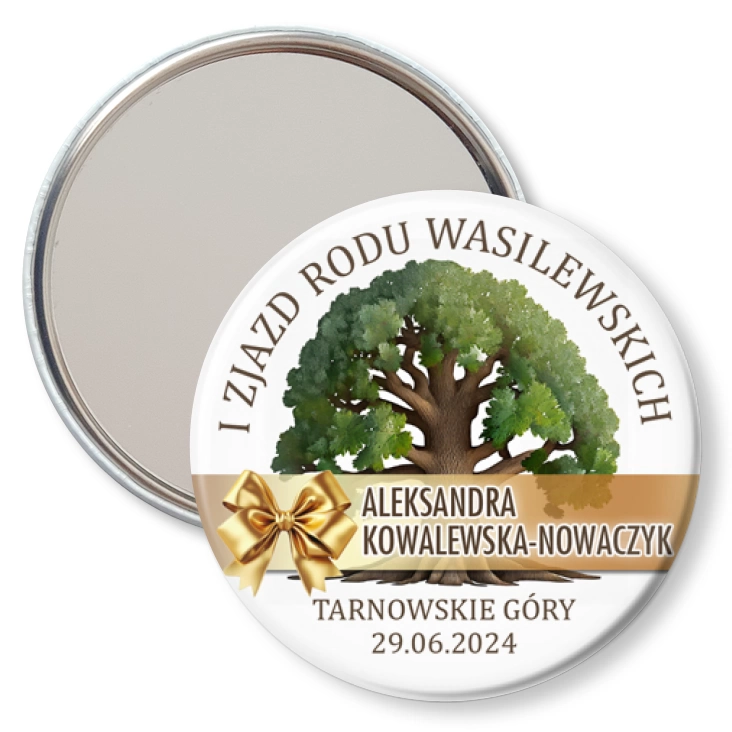 przypinka lusterko I Zjazd Rodu Wasilewskich