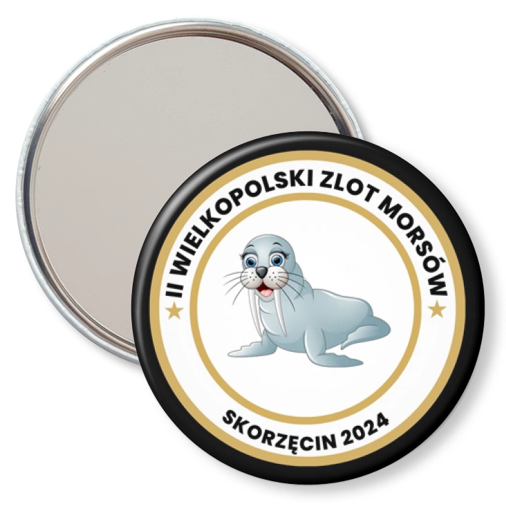 przypinka lusterko II Wielkopolski Zlot Morsów Skorzęcin 2024