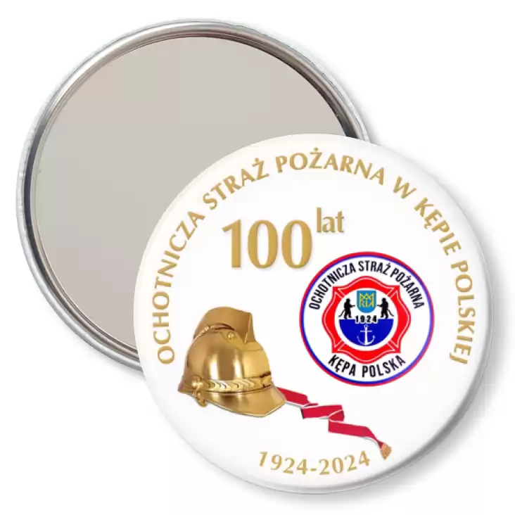 przypinka lusterko Jubileusz 100-lecia OSP Kępa Polska