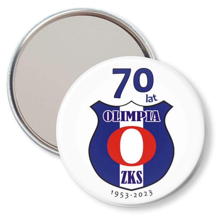 przypinka lusterko Jubileusz 70 lat Olimpia ZKS