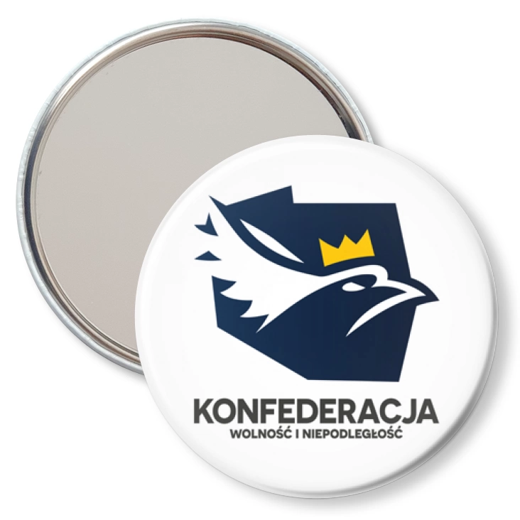 przypinka lusterko Konfederacja Wolność i Niepodległość