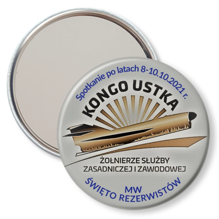 przypinka lusterko Kongo Ustka