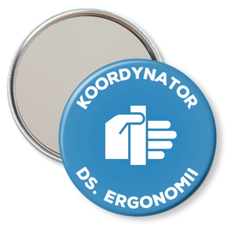 przypinka lusterko Koordynator ds. ergonomii