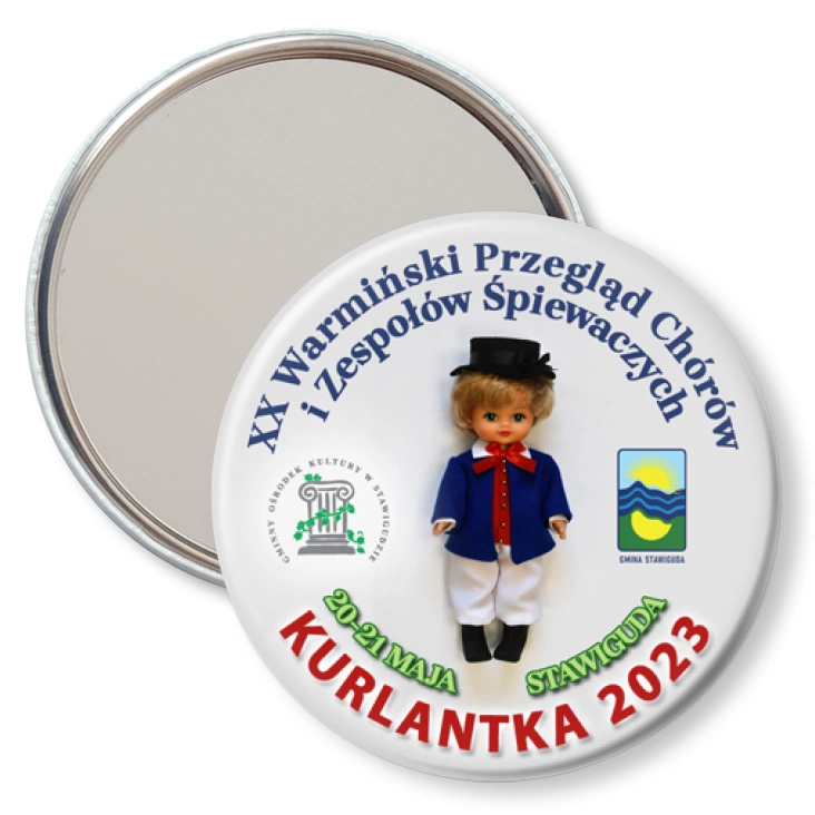 przypinka lusterko Kurlantka 2023