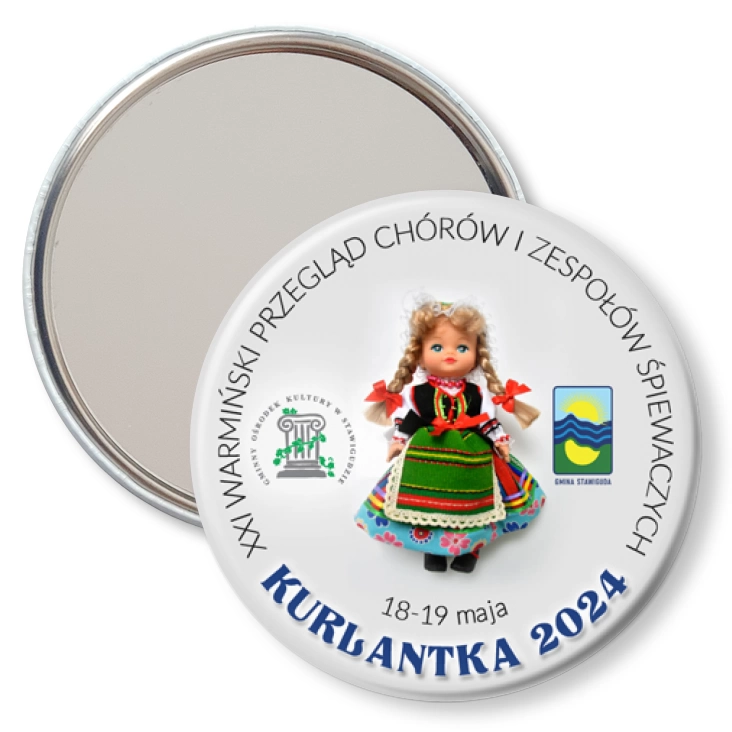 przypinka lusterko Kurlantka 2024