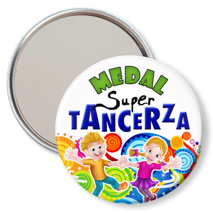 przypinka lusterko Medal Super Tancerza